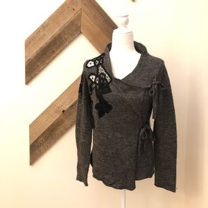 Anthropologie Moth (brand) Wrap Sweater